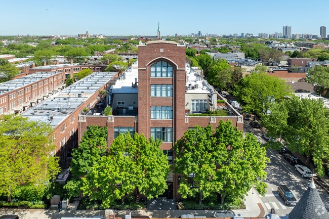 Aerial Photo - Amhurst Lofts