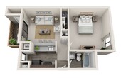 1 Bed 1 Bath A