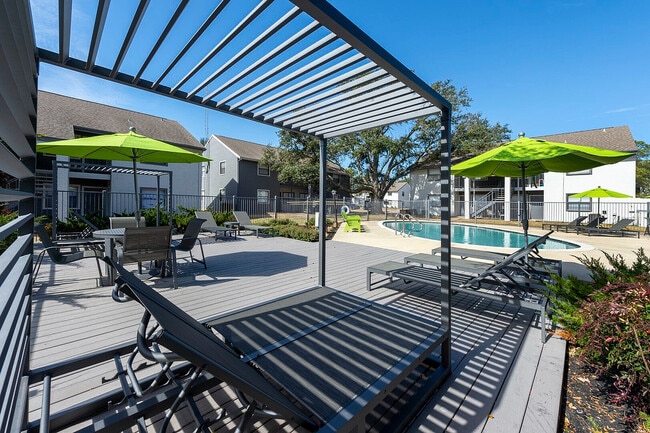 Grove at Southwood Pool and Lounge area - The Grove at Southwood Apartments