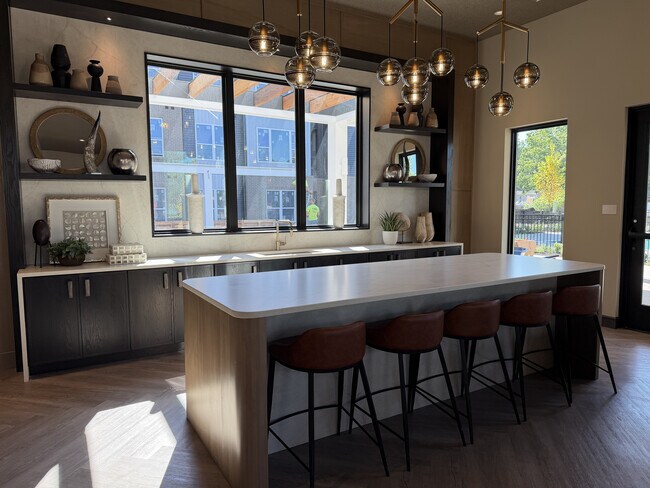 Clubhouse Kitchenette - The Francis