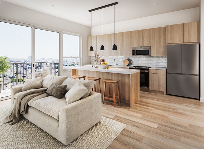 Living Room - The Lyle on Broad Apartments