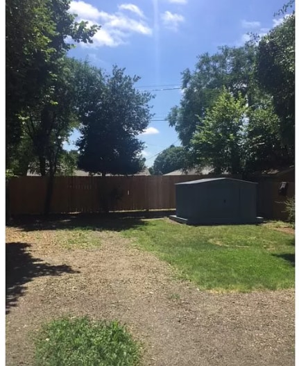 back yard - 8534 SE Gray St