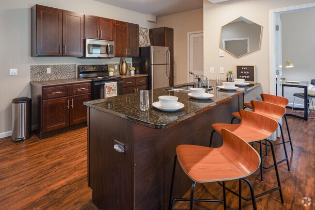 2BR, 1BA - 755SF - Kitchen - Maywood Apartments