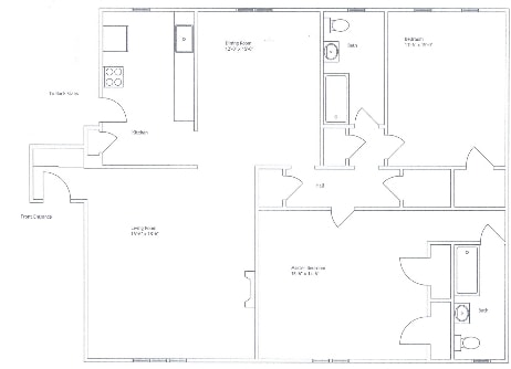 2BR/2BA - Claremont