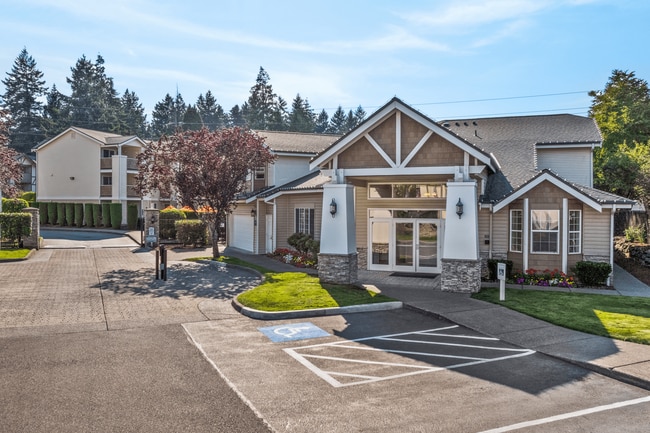 Modern clubhouse at Westmall Terrace. - Westmall Terrace Apartments