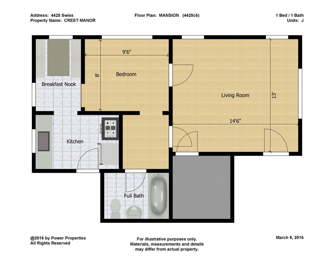 Plano de planta - CREST MANOR