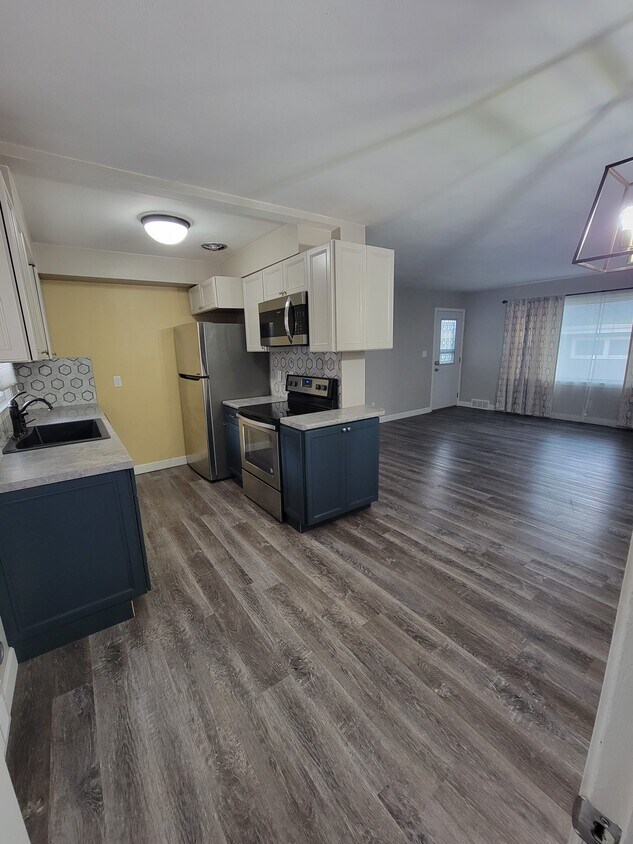 Kitchen + Living Room - 707 E 19th St