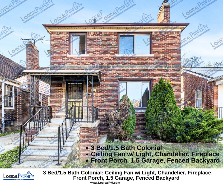 Primary Photo - Charming Brick Colonial 3Bd/1Bt w/Prch,Grg...
