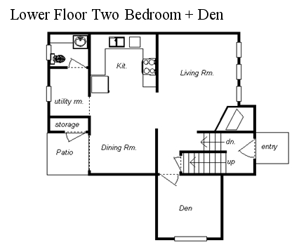 2HAB/1.5BA con sala de estar - Westbridge Townhouses