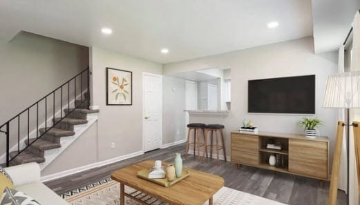 Área de estar - Haven at City Center Apartments