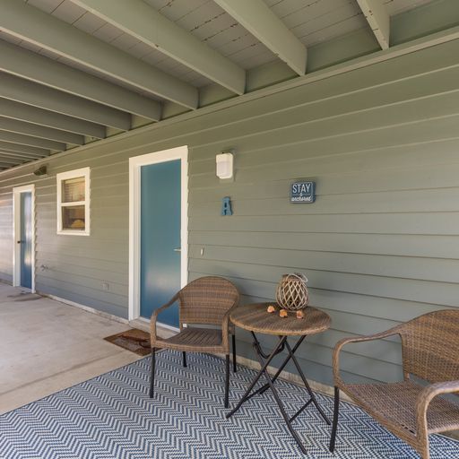 quaint porch area to listen to the waves - 208 C St