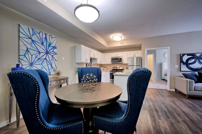 Open Floor Plan Dining Area and Kitchen - PeakView by Horseshoe Lake Apartments