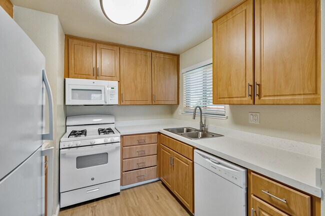 Cocina luminosa y actualizada con electrodomésticos nuevos. - Sea Breeze Apartments for rent in Marina, CA