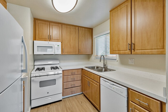 Light, updated kitchen with new appliances - Sea Breeze Apartments for rent in Marina, CA