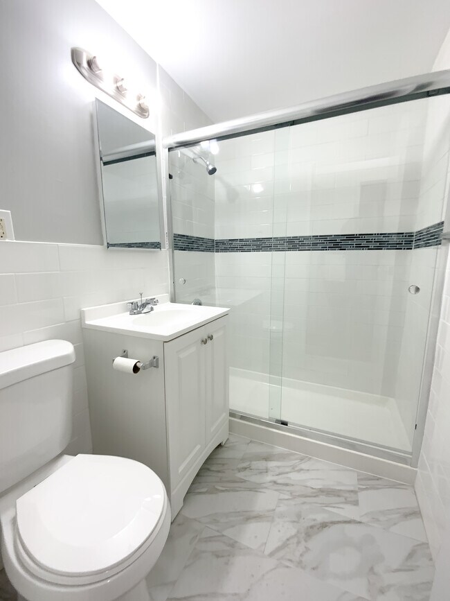 Updated bath - 43-49 Van Wagenen Ave