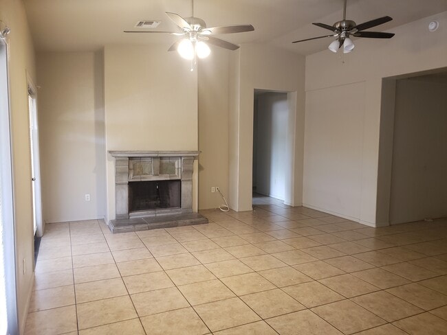 living room with fireplace - 809 E Seneca St