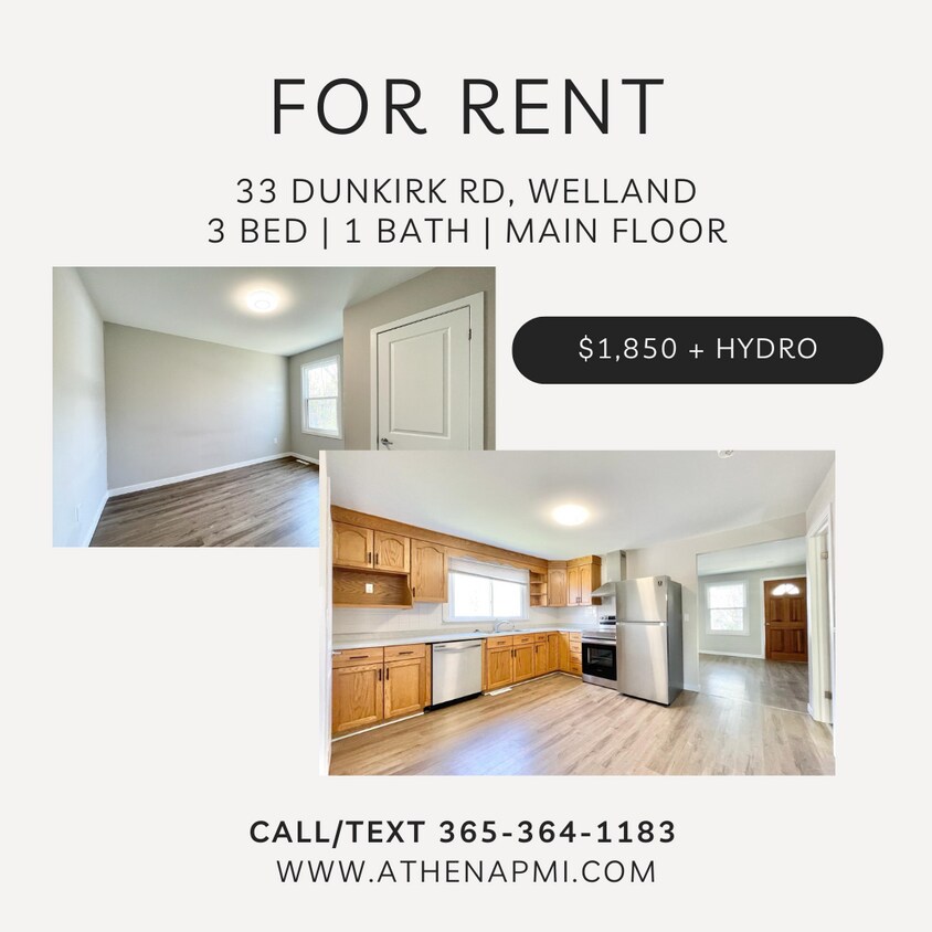 33 Dunkirk Rd, Welland, ON L3B 4S3 Townhouse for Rent in Welland, ON