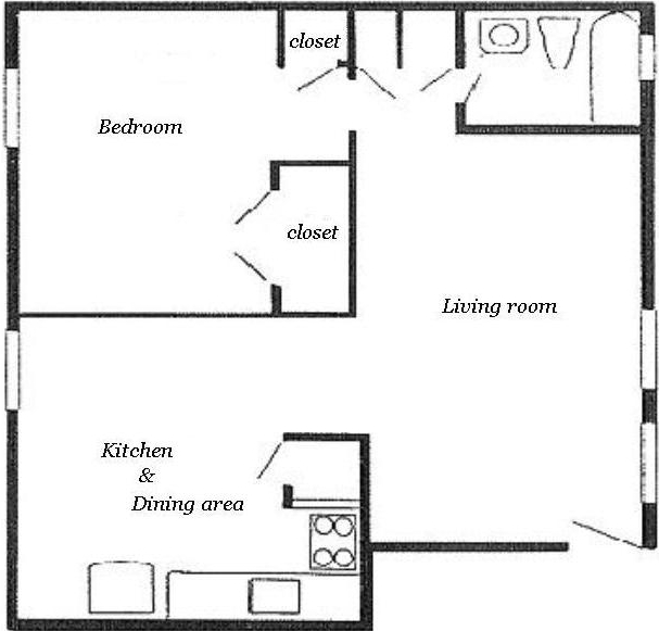 1HAB/1BA - Constitution Hill Apartments