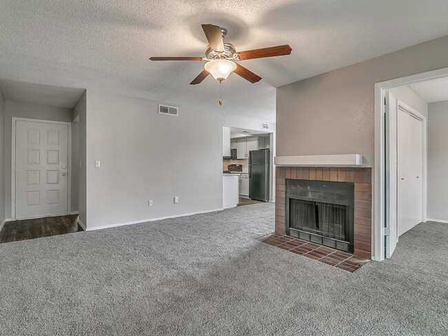 Woodscape Apartments - Renovated Living Room - Woodscape Apartments