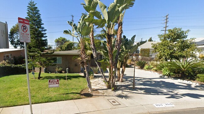 Front of property, street parking - 8517 Barnsley Ave