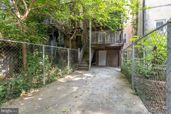 Fenced Backyard - 1927 Hollins St