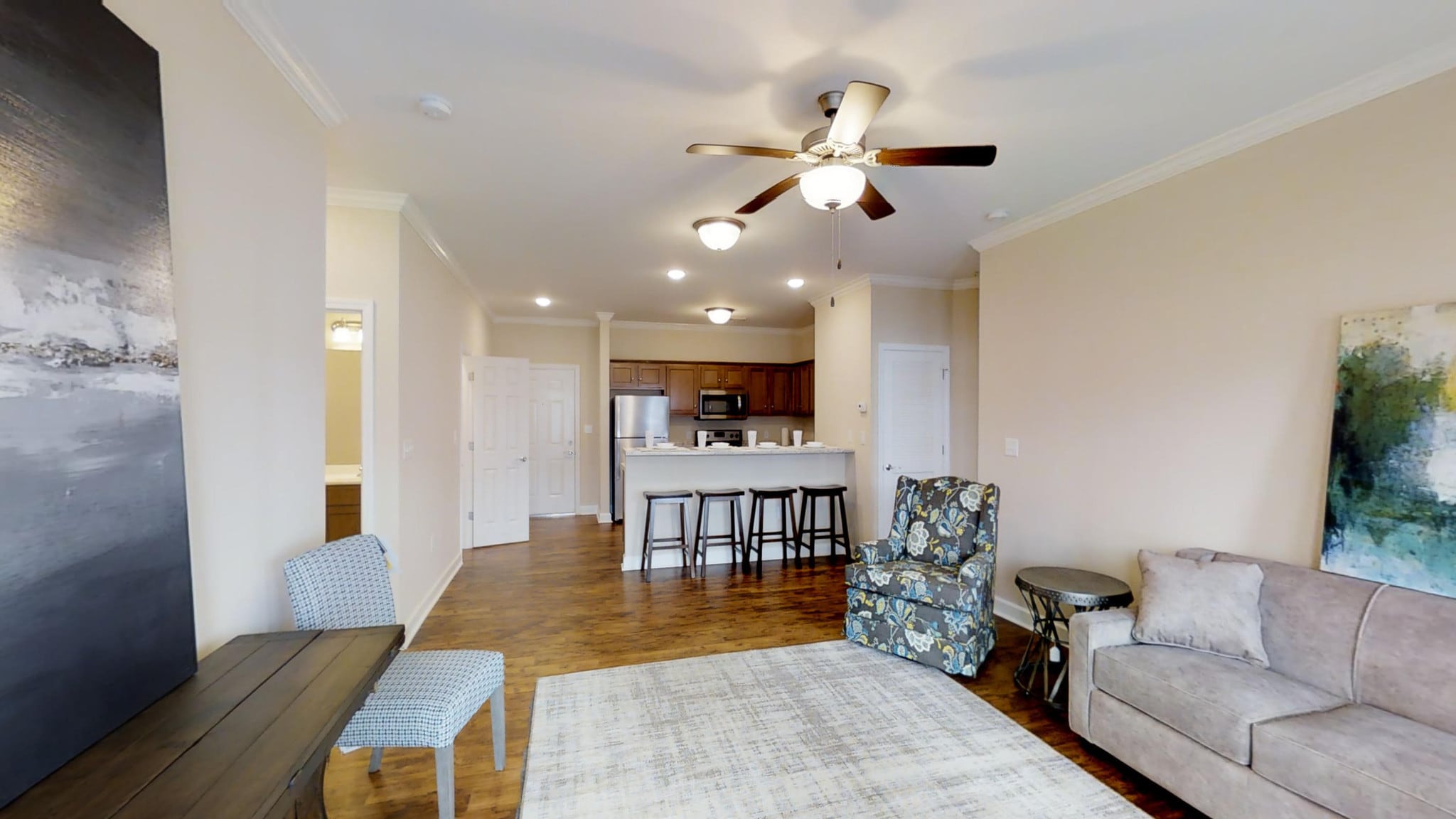 2BR, 2BA - 1,130 SF apartment virtual tour