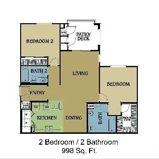 2BR/2BA - Terracina at Park Meadows