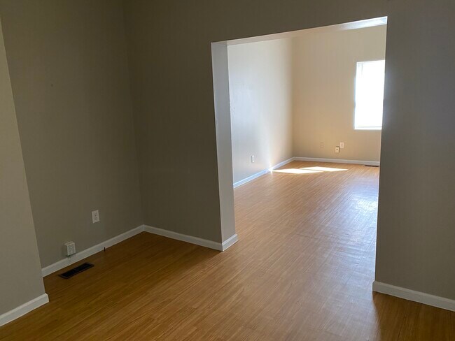 Living room into dinning room - 402 Hamilton Ave