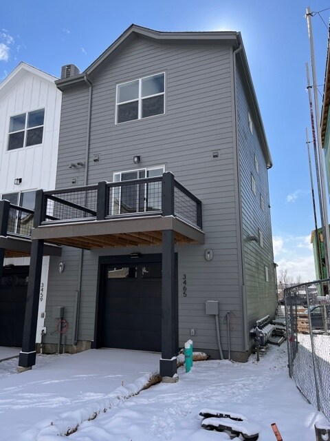 Backside of townhome - 3465 W 63rd Ave