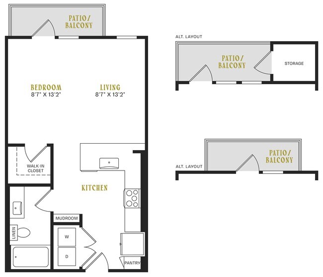 Plano de planta - Alexan St. Elmo