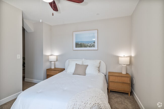 1BR, 1BA - 670SF - I1 - Bedroom - The Terminal Tower Residences