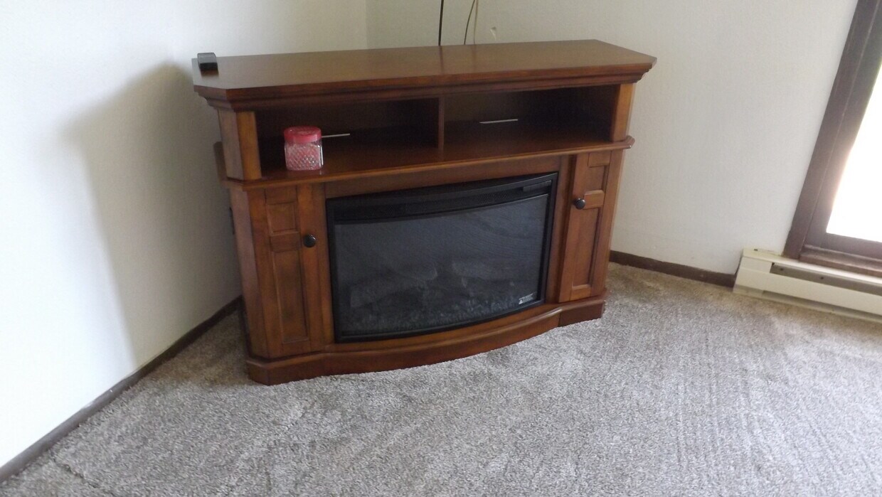 Sala de estar Chimenea con pantalla LED - 515 22nd Ave W