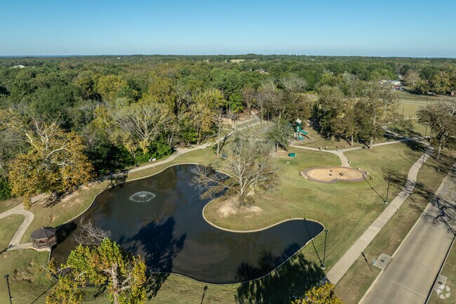 Darden Harvest Park in Downtown Lindale is a large outdoor oasis for locals to enjoy.