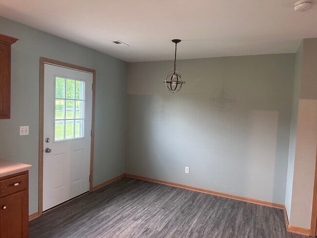Eat-in Kitchen with door to patio - 201 & 203 Walker