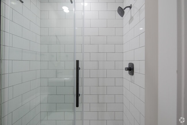 1BR, 1.5BA - 750SF - Primary Bathroom - The Monarch Downtown