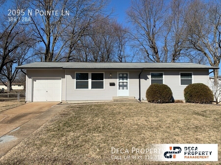 3 Bedroom House House Rental in Florissant, MO