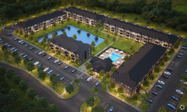 Rendering - Exterior - Hearthstone at Autumn Hollow