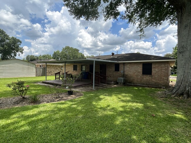 Rear view of patio - 232 Auburn Dr