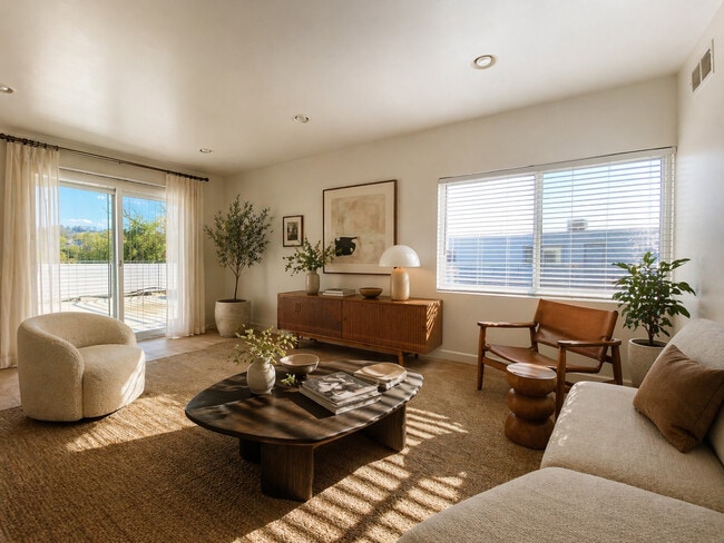 2BR, 2 1/2BA Penthouse Unit 312 Primary Bedroom - The 700