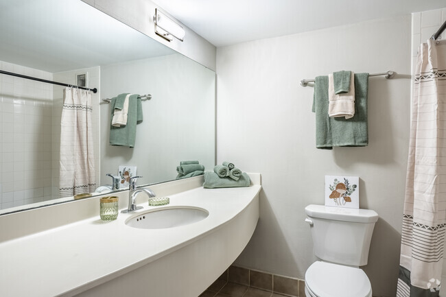 Studio, 1BA - 322SF - Bathroom - The Point on Washington