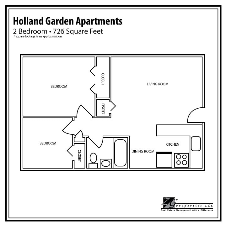Holland Gardens Apartments – 2 Bedroom
