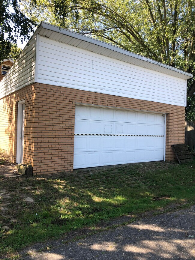 Two car detached garage - 155 Owings St