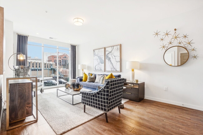 A1 1BR, 1BA - 707SF Bathroom - Carroll at Bellemeade