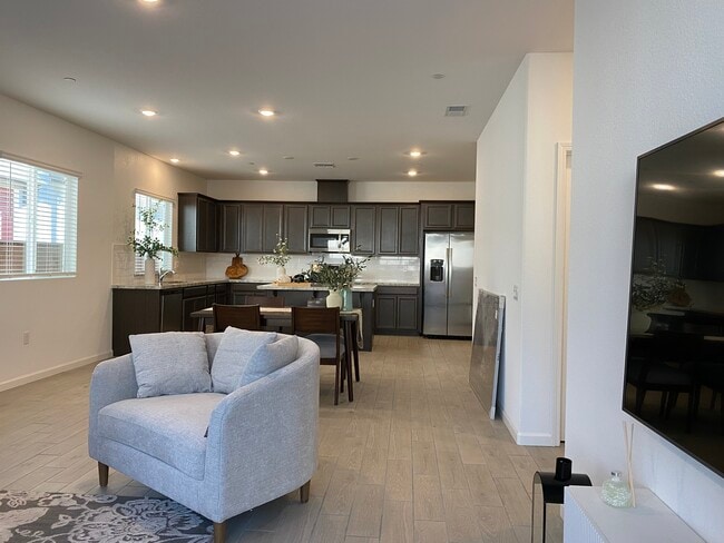 Open kitchen, dining, and living layout - 1683 Sandoval Dr