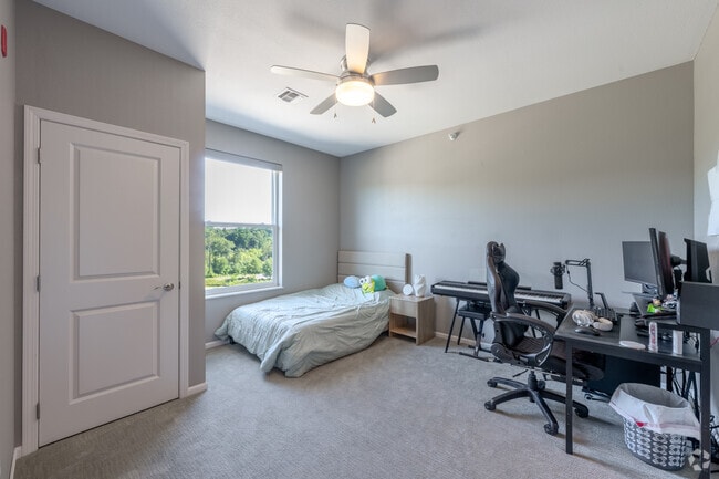 1BR, 1BA - 890SF - Bedroom - Prairie Place