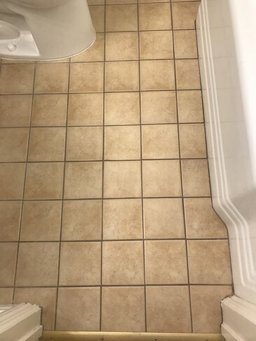 Bathroom floor tile - 1252 26th St