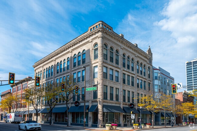 Fort Wayne's Midtowne Crossing offers both residential and commercial space.