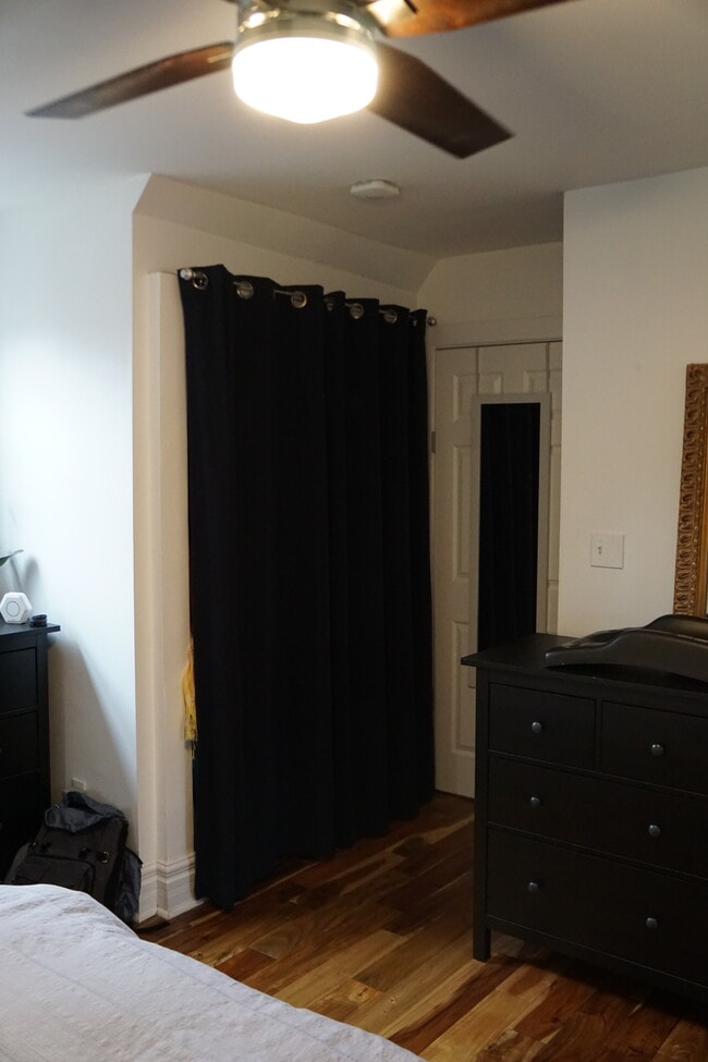 Bedroom also includes a nice size closet with two hanger rods. - 5504 Hays St.