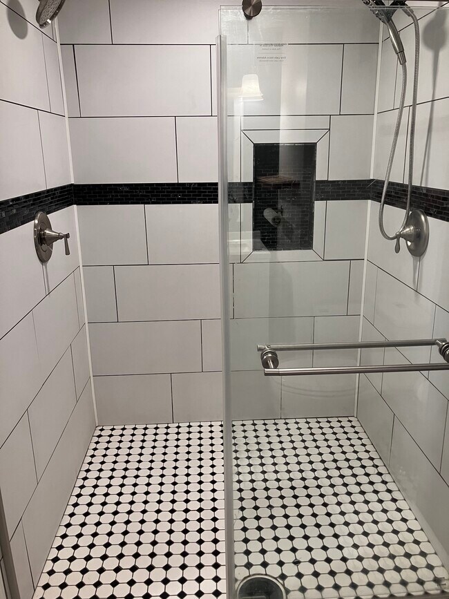 Walk in shower with 2 shower heads - 2021 W Richwoods Blvd