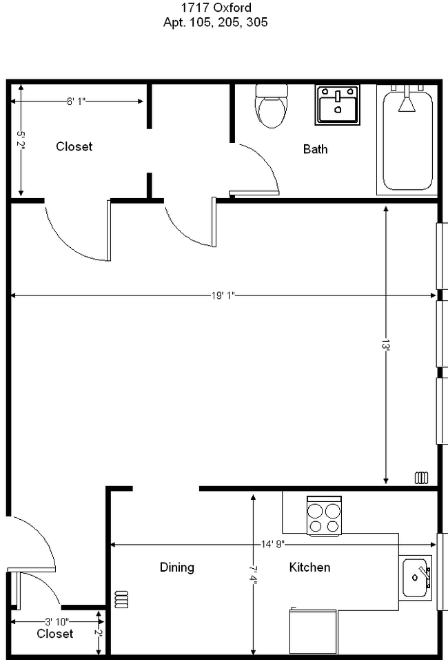 1717 Oxford St Unit 205, Berkeley, CA 94709 Apartment for Rent in
